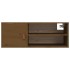 Armario de pared madera maciza de pino marrón miel 80x30x30