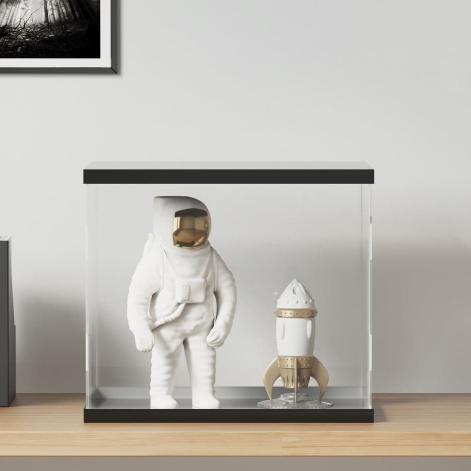 Caja de exposición acrílico transparente 40x36x35