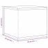 Caja de exposición acrílico transparente 40x36x35