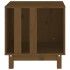 Cama para perros madera maciza pino marrón miel 50x40x52