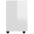 Armario auxiliar ruedas contrachapada blanco brillo 33x38x60