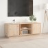Mueble de TV de madera maciza de pino 110x35x40,5