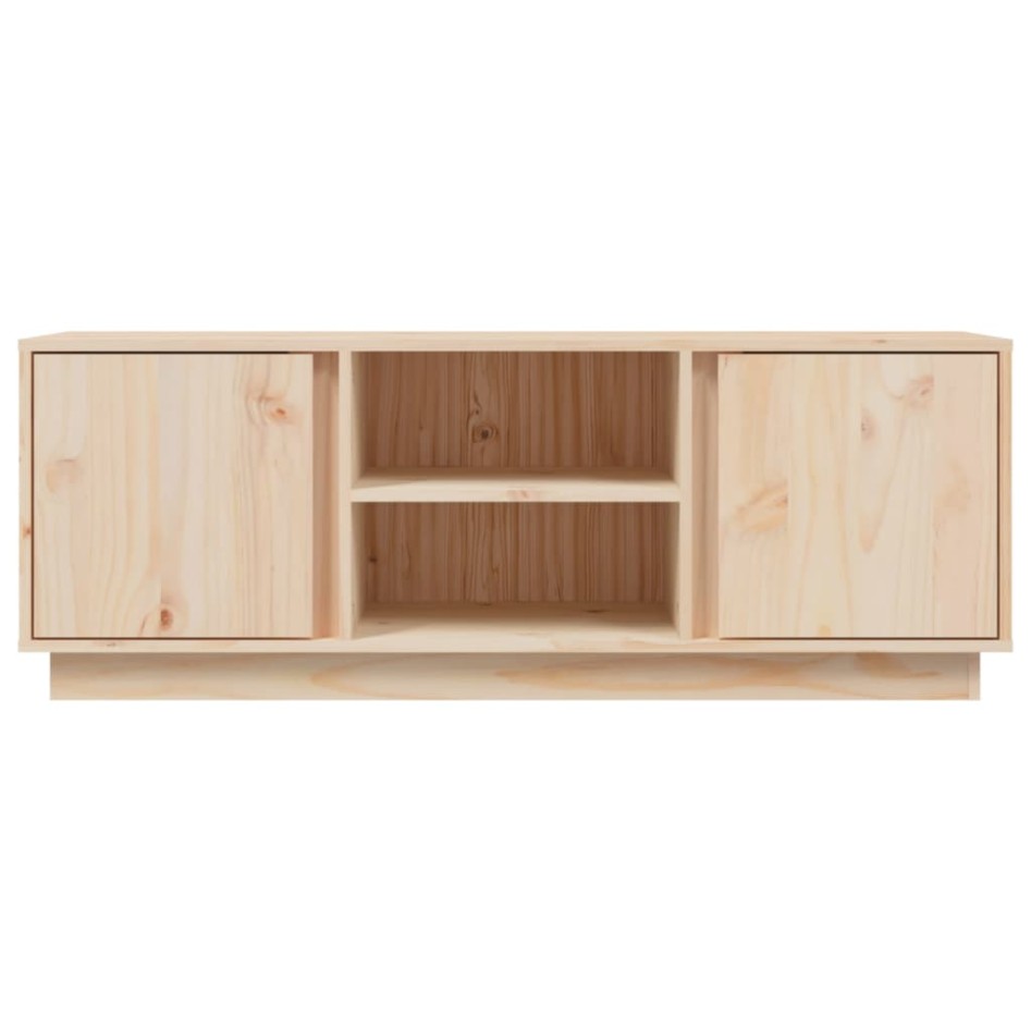 Mueble de TV de madera maciza de pino 110x35x40,5