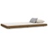 Estructura de cama madera maciza de pino marrón miel 80x200