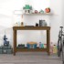 Banco de trabajo madera maciza de pino marrón miel 110x50x80