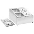 Soporte bandeja Gastronorm con 4 bandejas 1/6 acero
