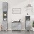 Armario de baño madera contrachapada gris hormigón 65x33x60
