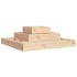 Jardinera de madera maciza de pino 80x80x27