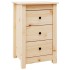 Mesita de noche madera maciza de pino 40x35x61,5