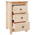 Mesita de noche madera maciza de pino 40x35x61,5