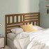Cabecero de cama madera maciza de pino marrón miel 156x4x100