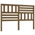 Cabecero de cama madera maciza de pino marrón miel 156x4x100