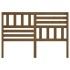 Cabecero de cama madera maciza de pino marrón miel 156x4x100