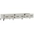 Mueble de TV madera contrachapada gris hormigón 150x34,5x30