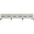 Mueble de TV madera contrachapada gris hormigón 150x34,5x30