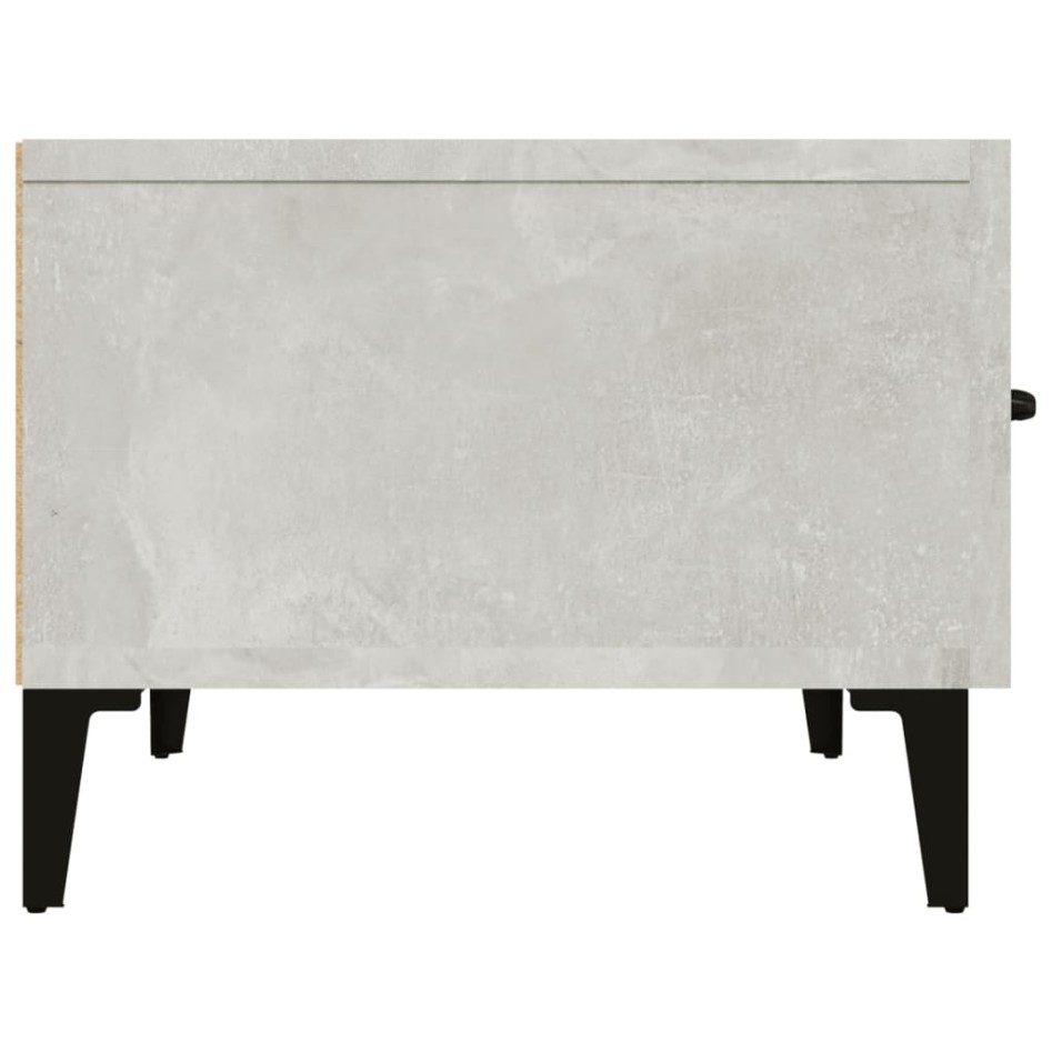 Mueble de TV madera contrachapada gris hormigón 150x34,5x30