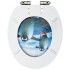 Tapa de váter WC de cierre suave MDF diseño de