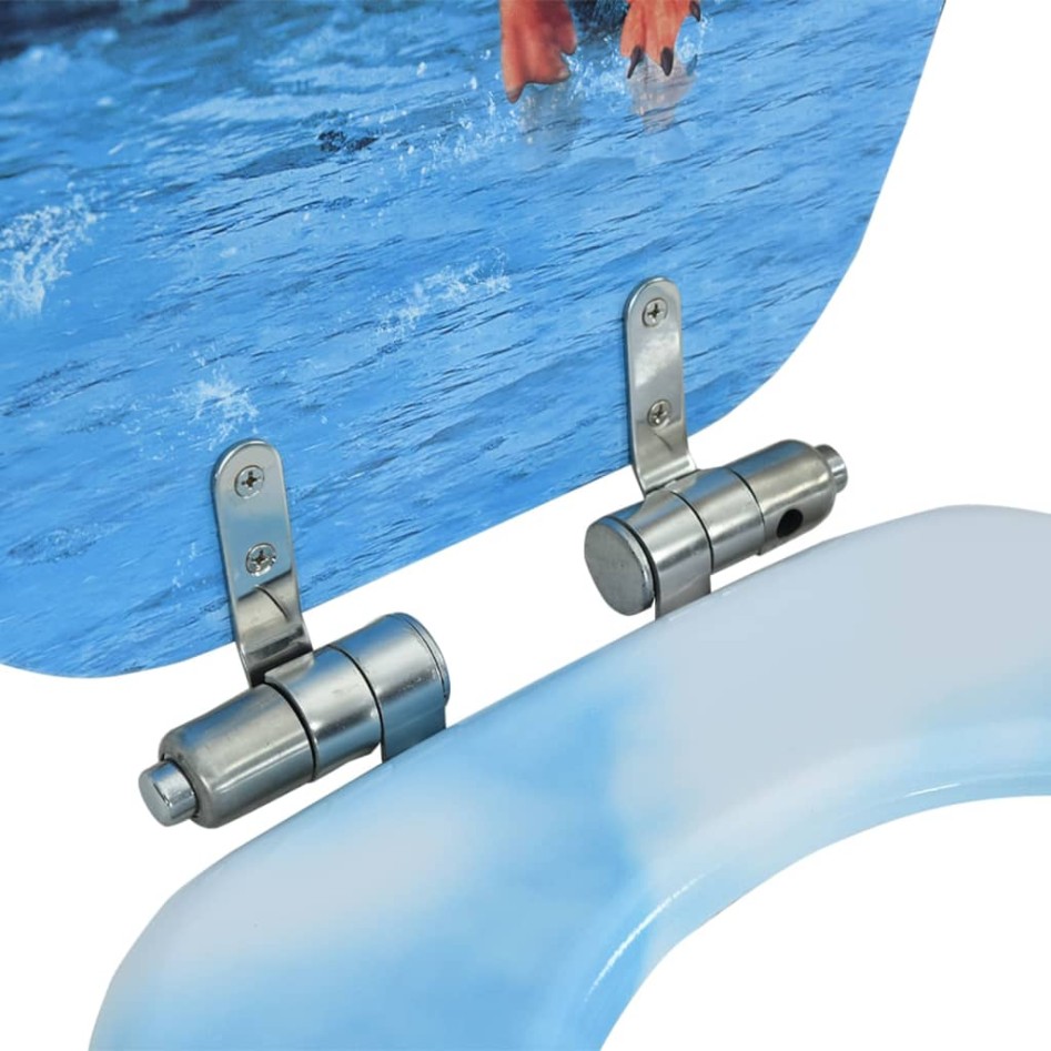 Tapa de váter WC de cierre suave MDF diseño de