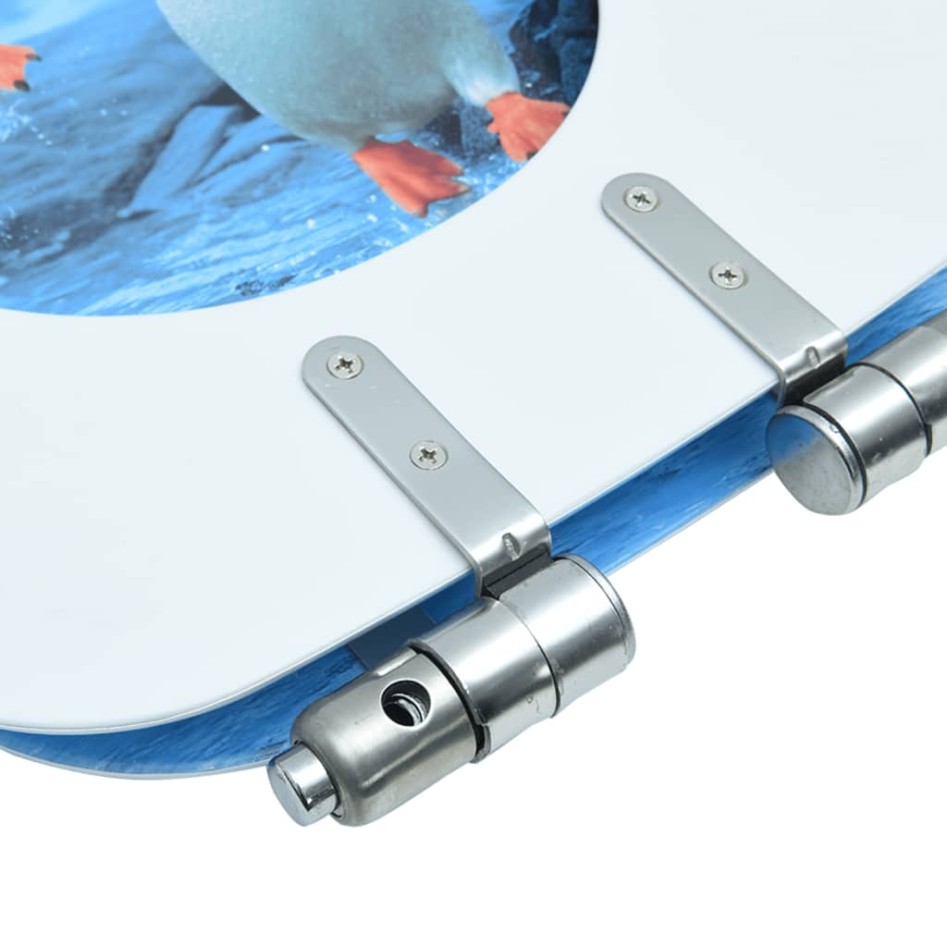 Tapa de váter WC de cierre suave MDF diseño de