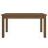 Mesa de centro madera maciza de pino marrón miel 80x50x40