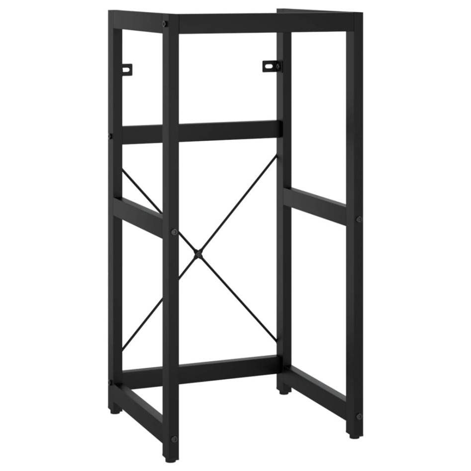 Estructura de lavabo de hierro negro 40x38x83