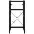 Estructura de lavabo de hierro negro 40x38x83