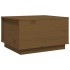 Mesa de centro madera maciza de pino marrón miel 60x50x35