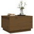 Mesa de centro madera maciza de pino marrón miel 60x50x35