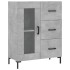 Aparador de madera de ingeniería gris hormigón 69,5x34x90
