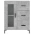 Aparador de madera de ingeniería gris hormigón 69,5x34x90