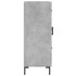Aparador de madera de ingeniería gris hormigón 69,5x34x90