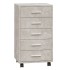 Cajonera con ruedas madera contrachapada gris