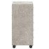 Cajonera con ruedas madera contrachapada gris