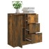 Aparador madera contrachapada color roble ahumado 60x30x70