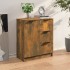 Aparador madera contrachapada color roble ahumado 60x30x70