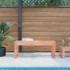 Banco de jardín madera maciza de abeto Douglas 110x38x45