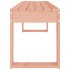 Banco de jardín madera maciza de abeto Douglas 110x38x45