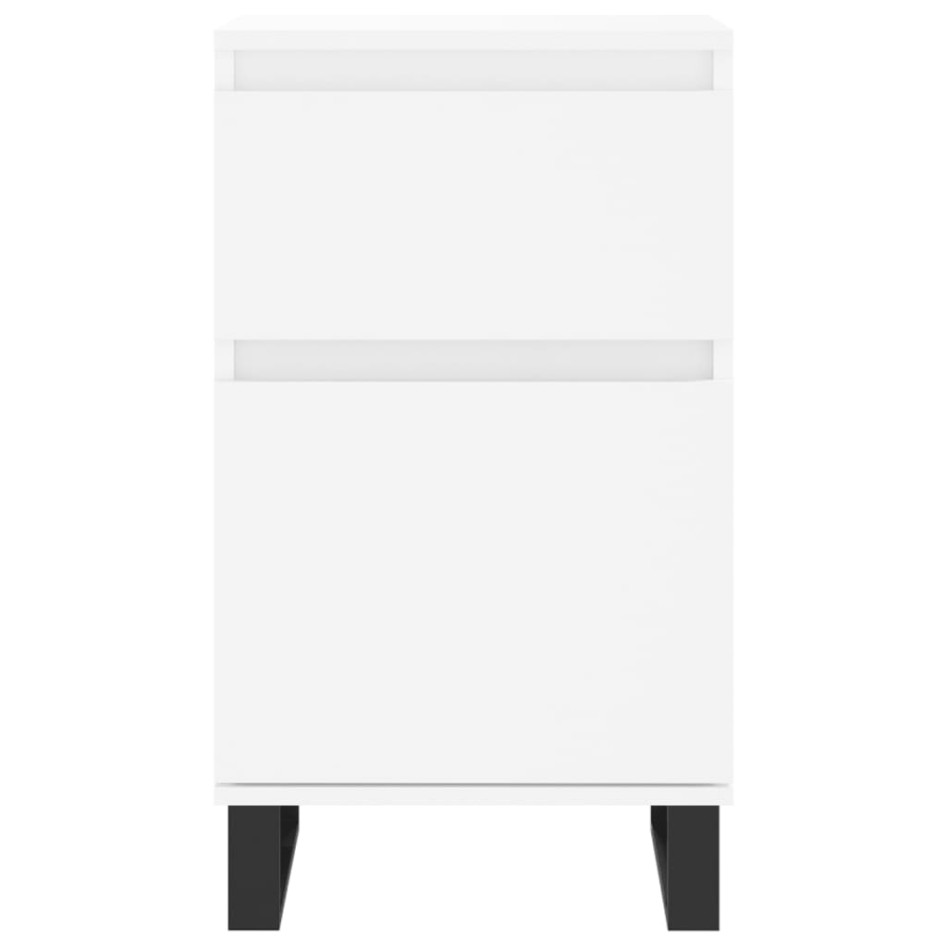 Aparador madera de ingeniería blanco 40x35x70