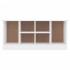 Banco zapatero ALTA madera maciza de pino blanco 100x35x45