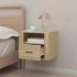Mesita de noche de pared roble Sonoma 50x36x40