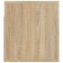 Mesita de noche de pared roble Sonoma 50x36x40
