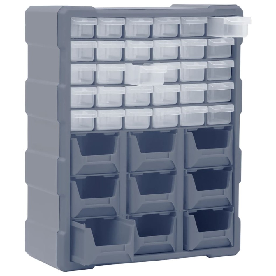 Organizador multicajones con 39 cajones 38x16x47