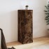 Aparador alto madera contrachapada roble humo 36x35,5x103,5