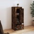 Aparador alto madera contrachapada roble humo 36x35,5x103,5