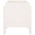 Jardinera de madera maciza de pino blanco 62x50x57