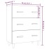 Aparador de madera contrachapada gris Sonoma 70x34x90