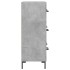 Aparador de madera de ingeniería gris hormigón 69,5x34x90