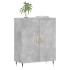 Aparador de madera de ingeniería gris hormigón 69,5x34x90