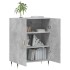 Aparador de madera de ingeniería gris hormigón 69,5x34x90