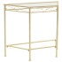 Mesa auxiliar de estilo vintage metal 87x34x73 cm